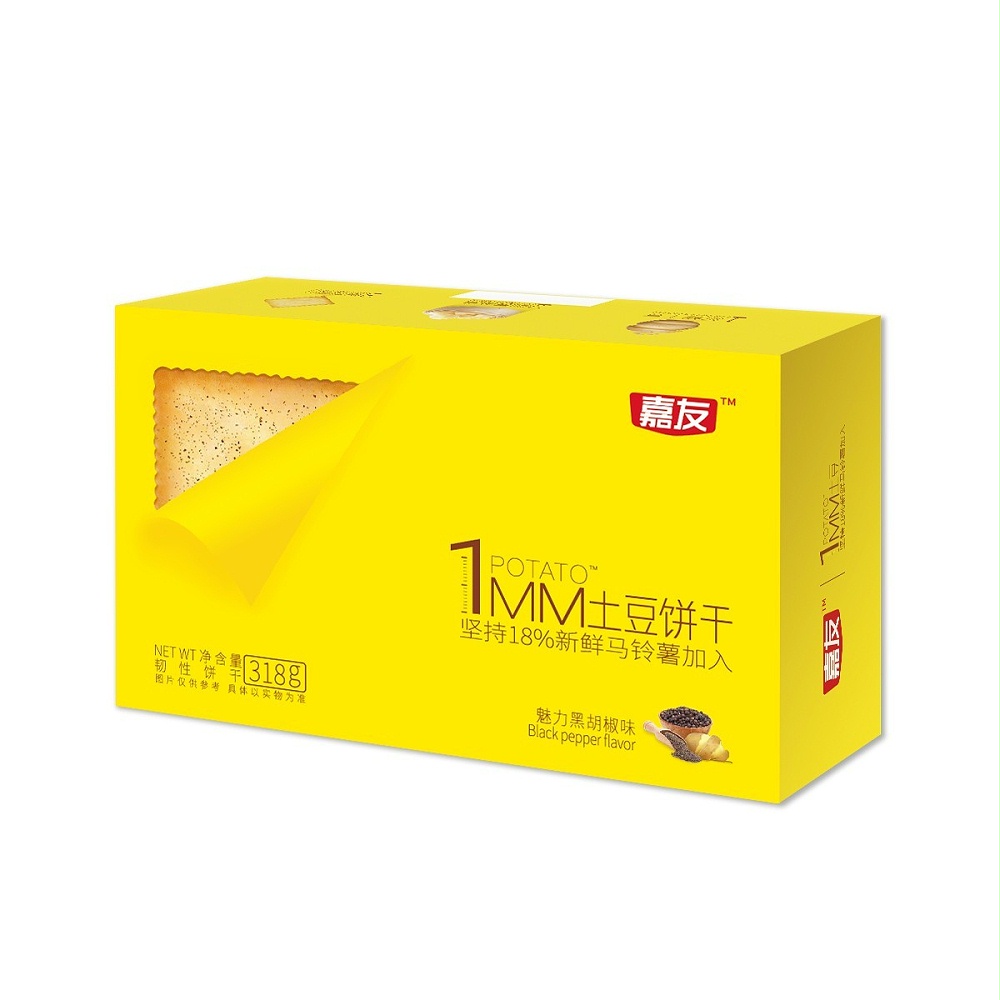 尊龙凯时1MM魅力黑胡椒土豆饼干