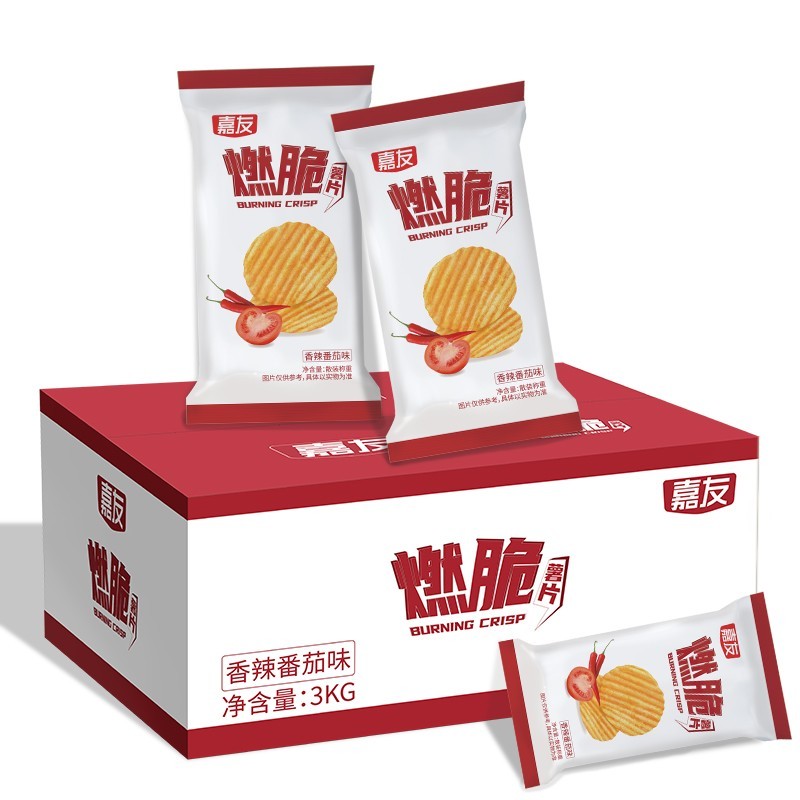 尊龙凯时燃脆薯片—香辣番茄味