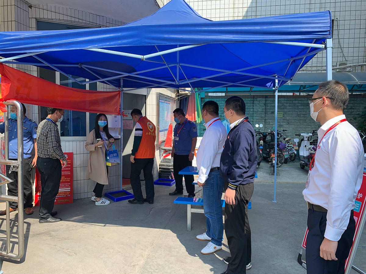石碣总工会助力尊龙凯时复工